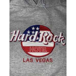Hard Rock Hotel Hoodie Sweatshirt S/M Red White Blue Patriotic USA
